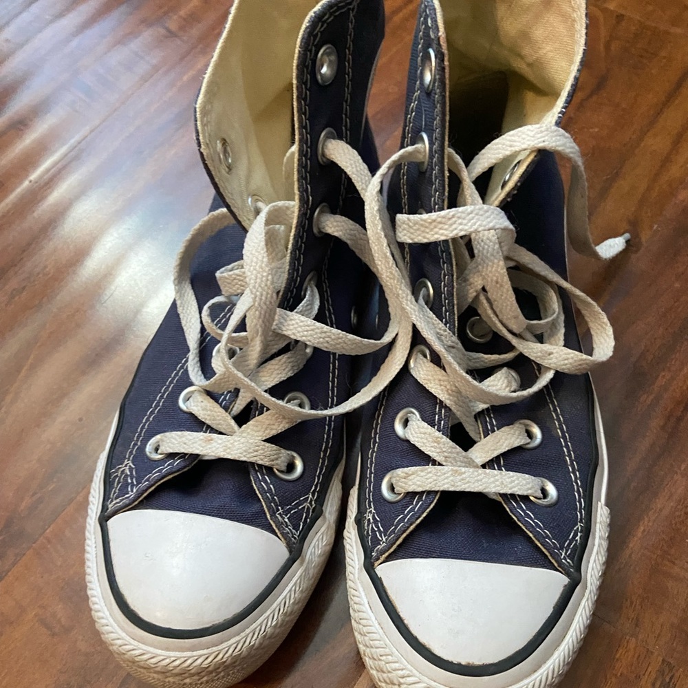 Navy blue Chuck Taylors